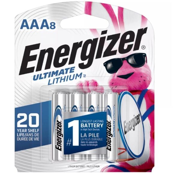 Energizer Ultimate Lithium AAA Batteries - Picture 1 of 3
